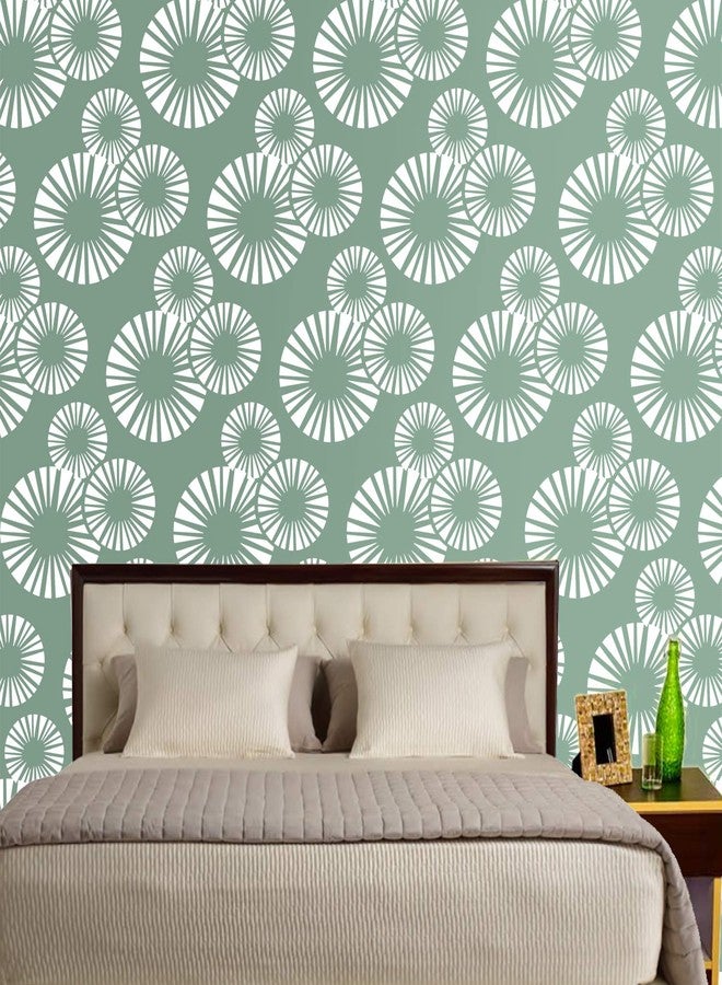 DECORNOW Reusable DIY DIY Wall Stencil Painting, Suitable for Home Decoration; Wall Decoration Size : 16 x 24 inch; Multicolour - Image 1